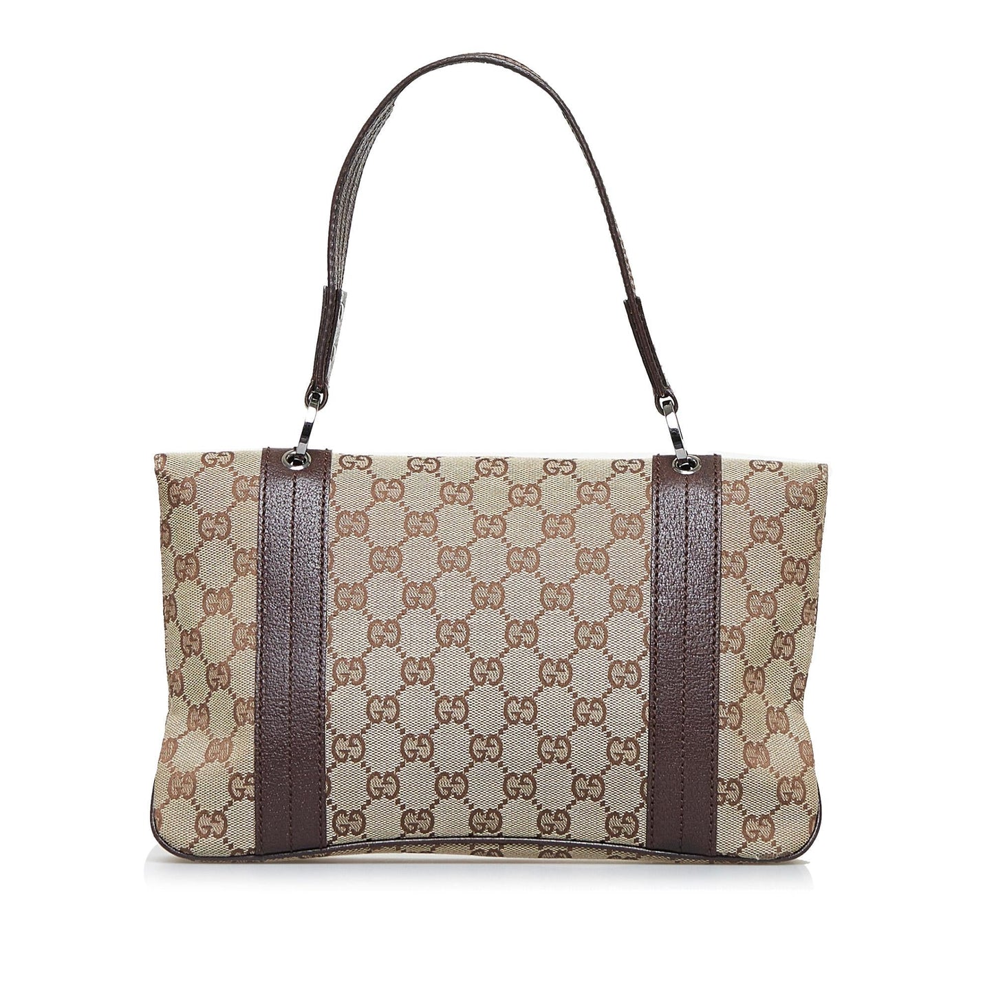 Gucci GG Canvas Flap Handbag (SHG-wwcrBP)