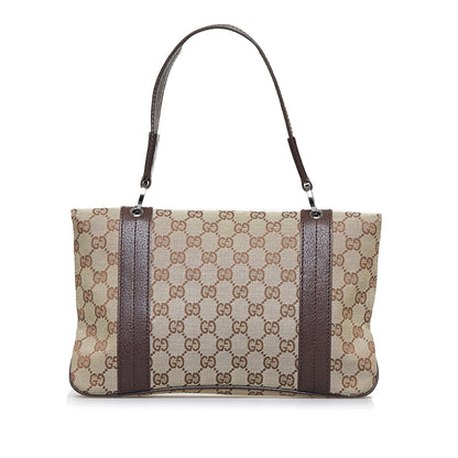 Gucci GG Canvas Flap Handbag (SHG-wwcrBP)