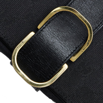 Gucci GG Canvas Flap Shoulder Bag (SHG-tltDgF)