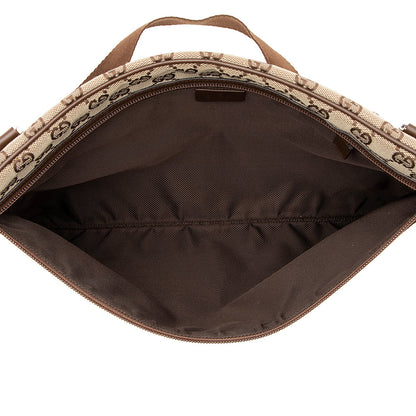 Gucci GG Canvas Flat Messenger Bag (SHF-22088)