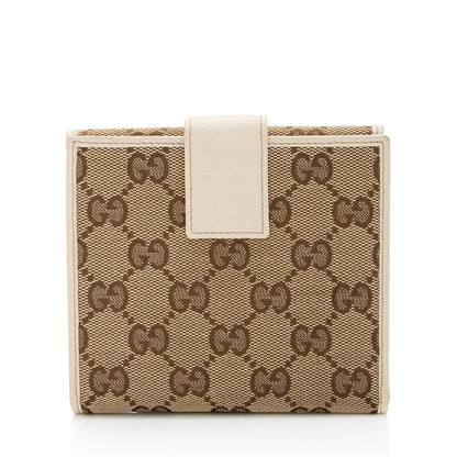 Gucci GG Canvas French Wallet (SHF-lnQont)