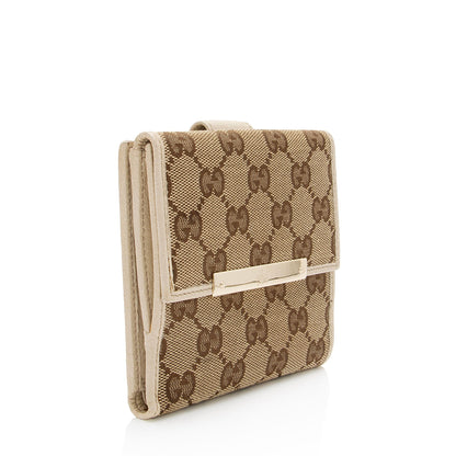 Gucci GG Canvas French Wallet (SHF-lnQont)