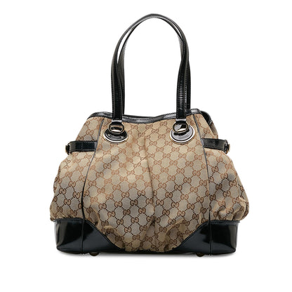Gucci GG Canvas Full Moon Tote Bag (SHG-V7LMS1)
