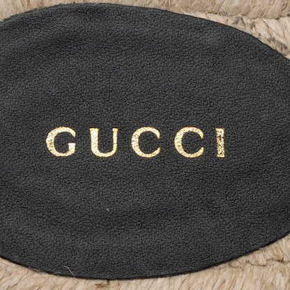 Gucci GG Canvas GG Marmont Pilar Espadrille Slides - Size 8.5 / 38.5 (SHF-pnlKc7)