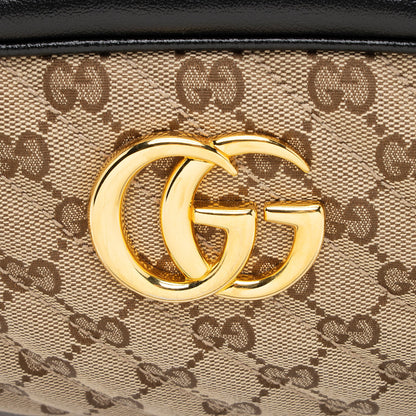 Gucci GG Canvas GG Marmont Small Shoulder Bag (SHF-vFaifH)