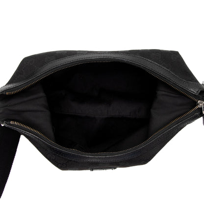 Gucci GG Canvas Half Moon Medium Messenger Bag (SHF-aTmqfv)