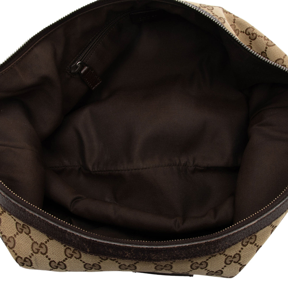 Gucci GG Canvas Half Moon Medium Messenger (SHF-JzXzNp)