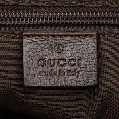Gucci GG Canvas Half Moon Medium Messenger (SHF-JzXzNp)