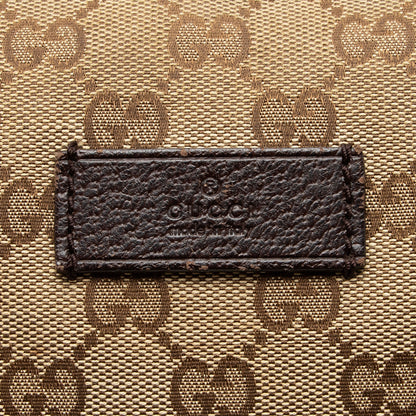 Gucci GG Canvas Half Moon Medium Messenger (SHF-JzXzNp)