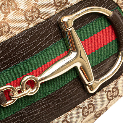 Gucci GG Canvas Hasler Web Crossbody