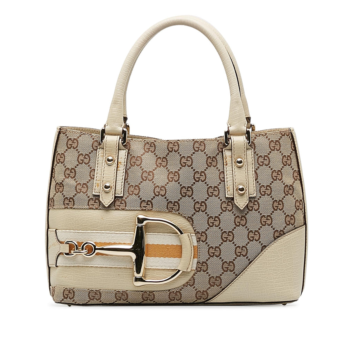 Gucci GG Canvas Hasler Web Shoulder Bag (SHG-gXgbJg)
