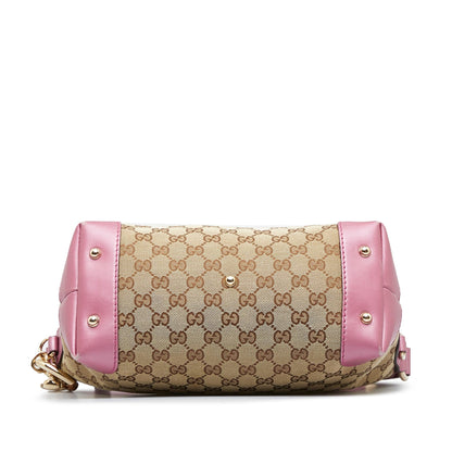 Gucci GG Canvas Heart Bit Handbag (SHG-6OMg8o)