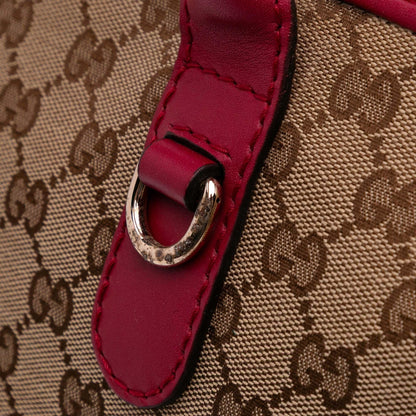 Gucci GG Canvas Heart Bit Satchel