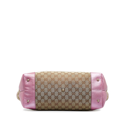 Gucci GG Canvas Heart Bit Tote (SHG-8tNWwL)