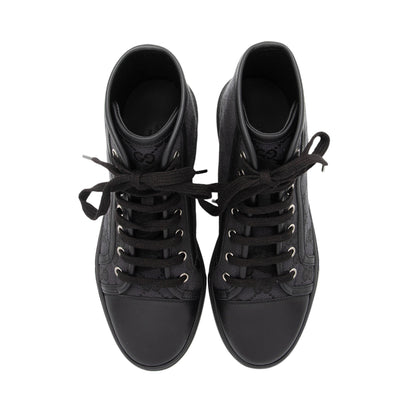 Gucci GG Canvas High Top Sneakers - Size 5.5 / 35.5