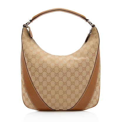 Gucci GG Canvas Hobo (SHF-6yWFBi)