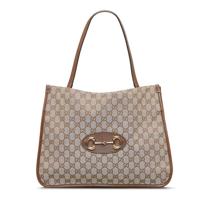 Gucci GG Canvas Horsebit 1955 (SHG-efXOqF)