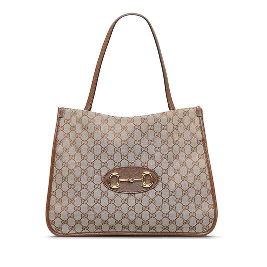 Gucci GG Canvas Horsebit 1955 (SHG-efXOqF)