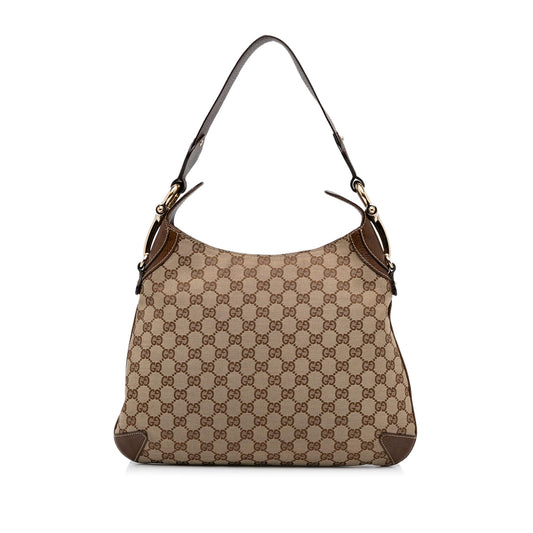 Gucci GG Canvas Horsebit Creole (SHG-7WckAN)