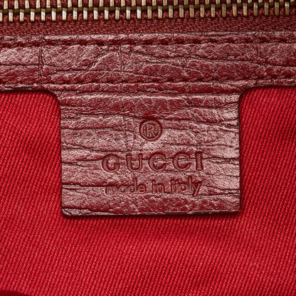 Gucci GG Canvas Horsebit Handbag (SHG-bSt1gy)