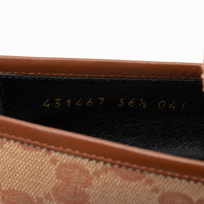 Gucci GG Canvas Horsebit Jordaan Loafers - Size 6.5 / 36.5 - FINAL SALE (SHF-DyXTtO)
