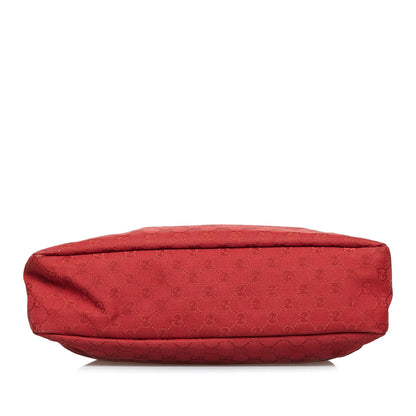 Gucci GG Canvas Horsebit Shoulder Bag (SHG-uF7nDd)