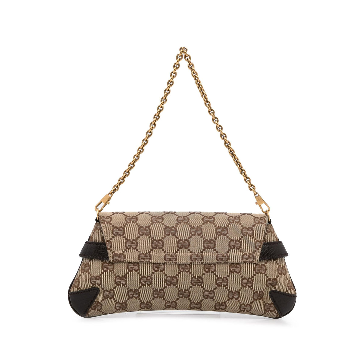 Gucci GG Canvas Horsebit Shoulder Bag (SHG-b3Qp4w)
