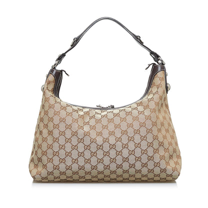 Gucci GG Canvas Icon Bit Satchel (SHG-u2vEb8)