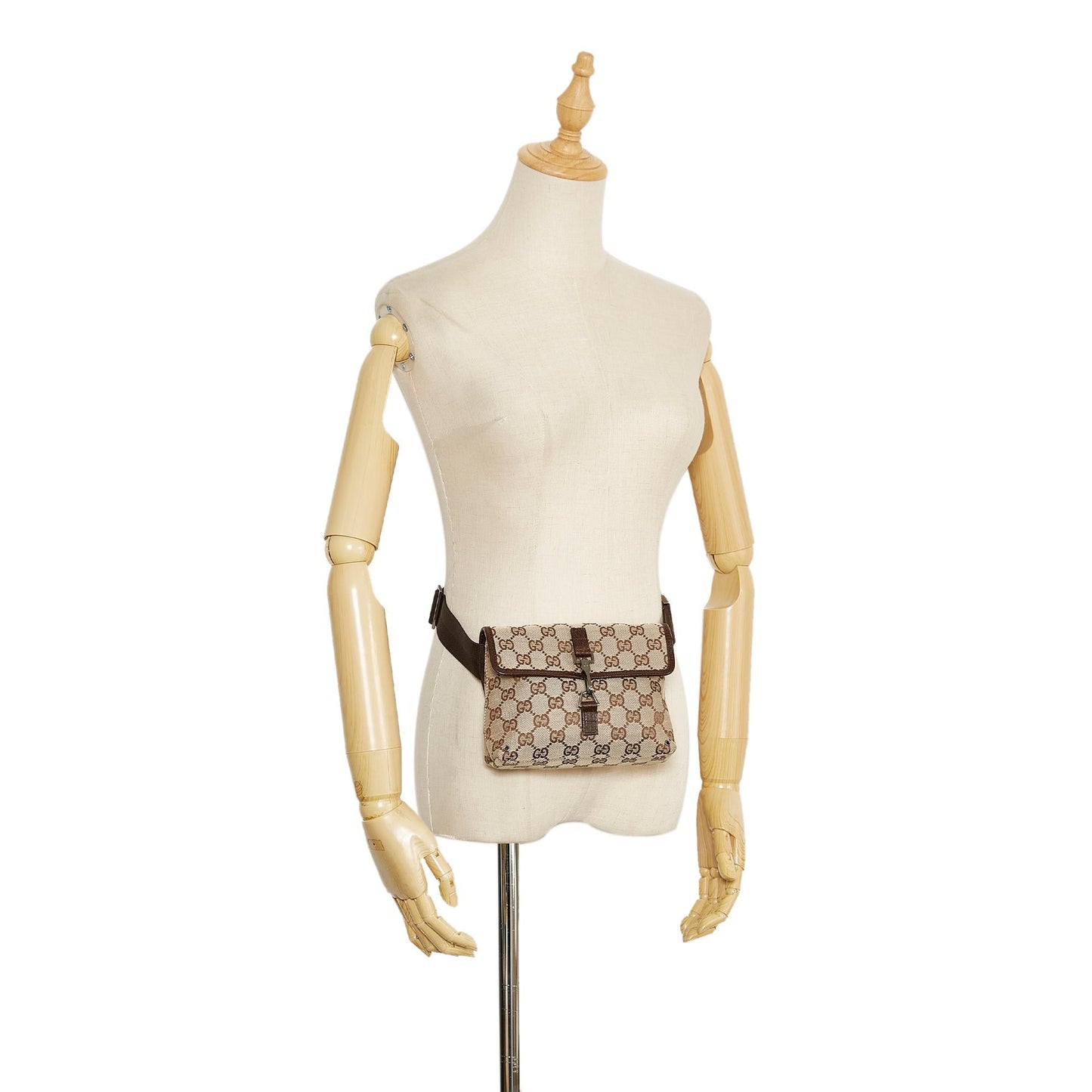 Gucci GG Canvas Jackie Belt Bag (SHG-2ZRcec)