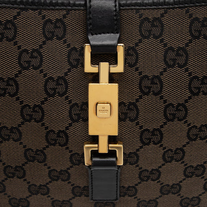 Gucci GG Canvas Jackie Hobo (SHF-HRXvrR)