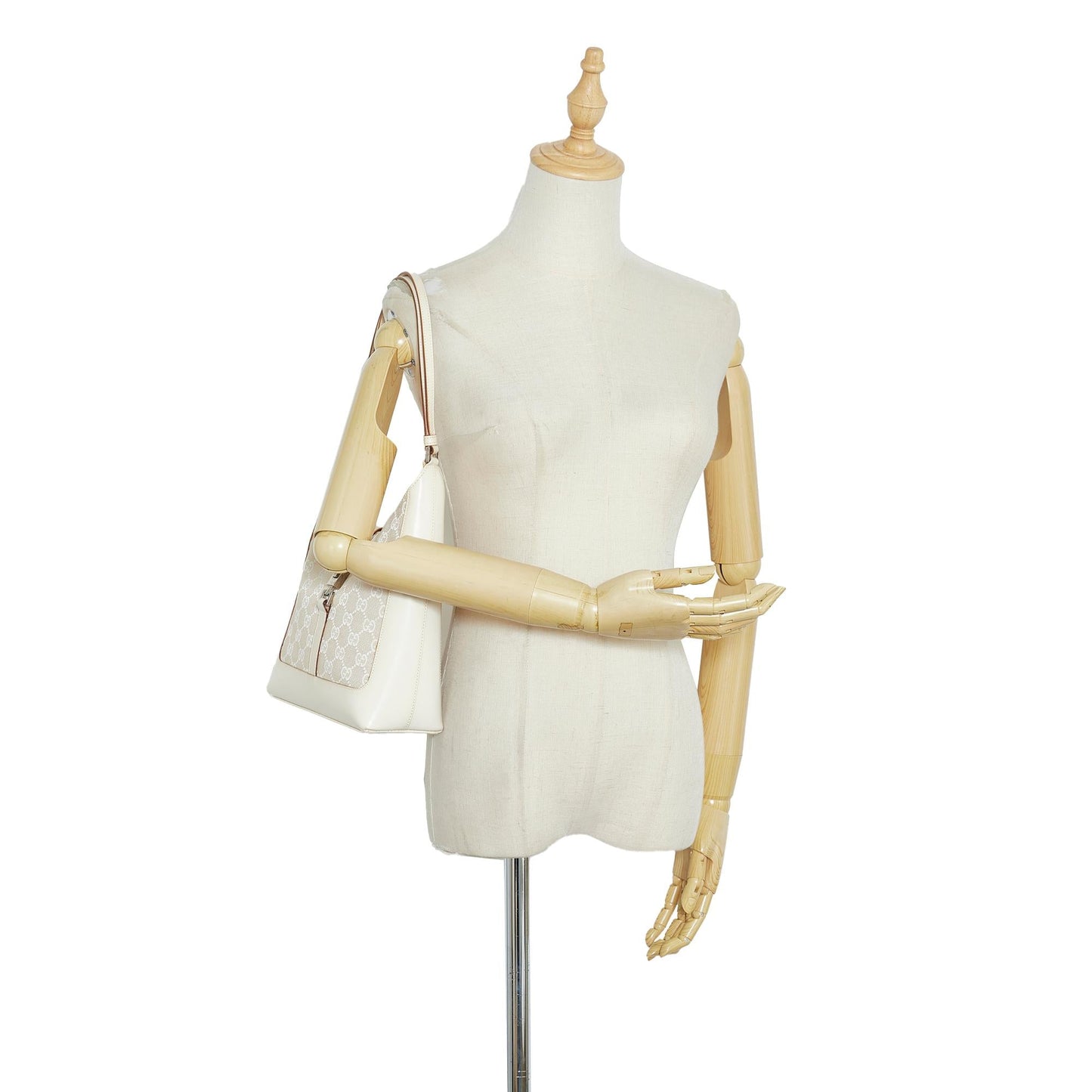 Gucci GG Canvas Jackie Shoulder Bag (SHG-fF6PUC)