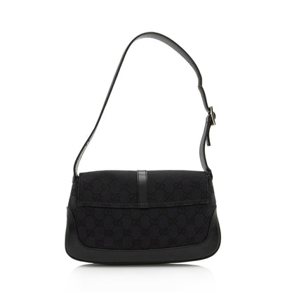 Gucci GG Canvas Jackie Small Shoulder Bag - FINAL SALE (SHF-gN3WT6)