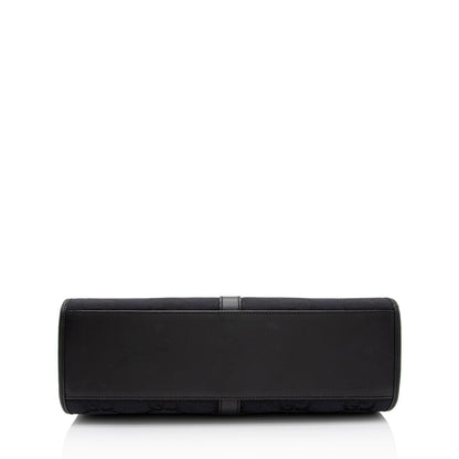 Gucci GG Canvas Jackie Small Shoulder Bag (SHF-Ajw7gP)
