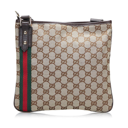 Gucci GG Canvas Jolicoeur Crossbody (SHG-wzUiyI)