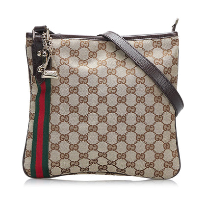 Gucci GG Canvas Jolicoeur Crossbody (SHG-wzUiyI)