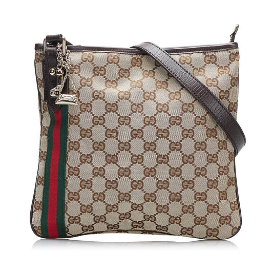 Gucci GG Canvas Jolicoeur Crossbody (SHG-wzUiyI)
