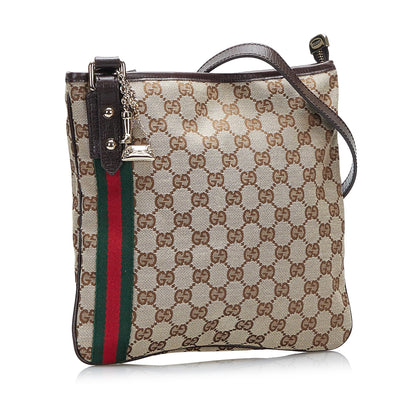 Gucci GG Canvas Jolicoeur Crossbody (SHG-wzUiyI)