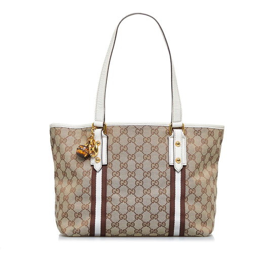 Gucci GG Canvas Jolicoeur Tote Bag (SHG-uCLiM4)