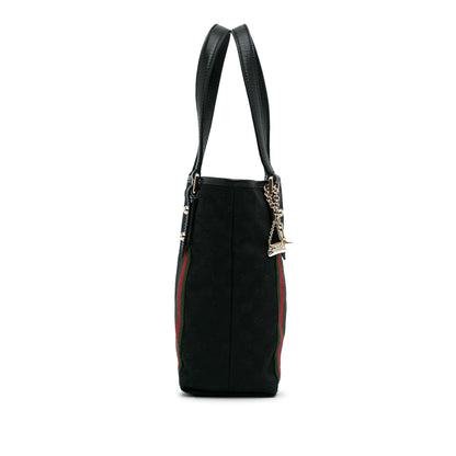 Gucci GG Canvas Jolicoeur Tote Bag (SHG-SQ1qua)