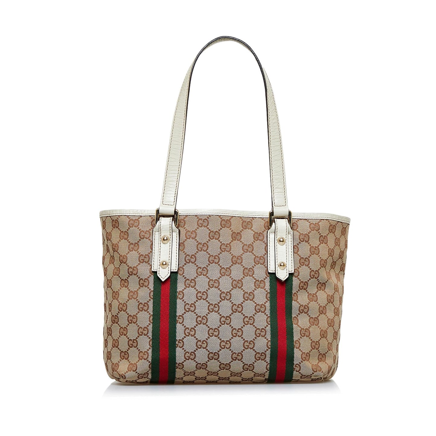 Gucci GG Canvas Jolicoeur Tote (SHG-KVNUBE)