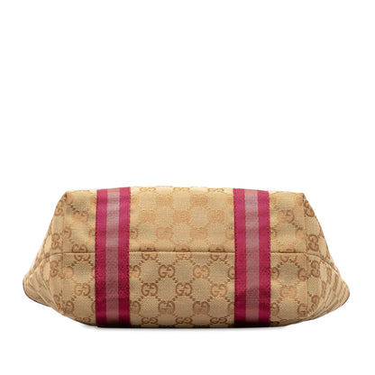 Gucci GG Canvas Jolicoeur Tote (SHG-5Q0OTS)
