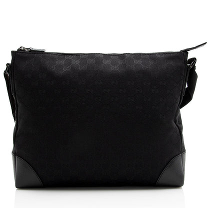Gucci GG Canvas Large Messenger Bag (SHF-21757)