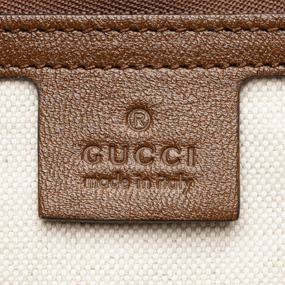 Gucci GG Canvas Leather Horsebit 1955 Tote