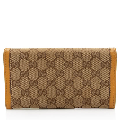 Gucci GG Canvas Leather Sukey Wallet (SHF-kBNDIb)