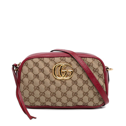 Gucci GG Canvas Marmont Crossbody Bag (SHG-cejdEP)