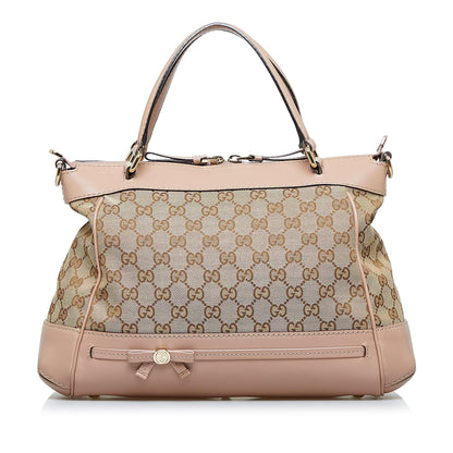 Gucci GG Canvas Mayfair Satchel (SHG-faYZKh)
