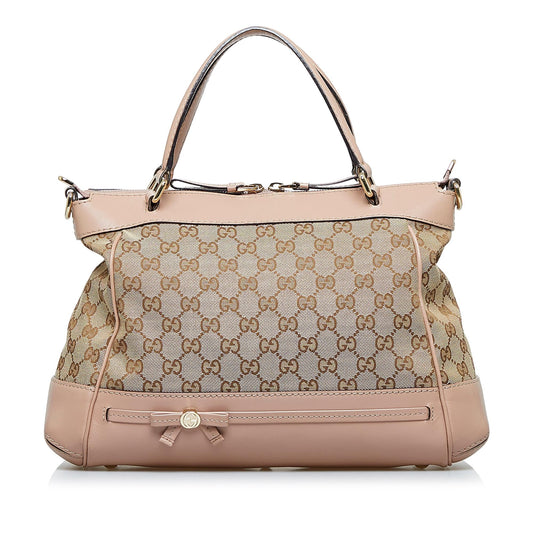 Gucci GG Canvas Mayfair Satchel (SHG-faYZKh)