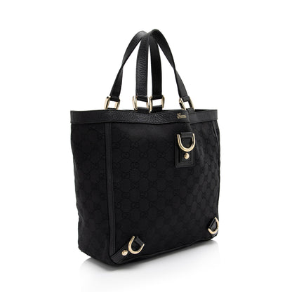 Gucci GG Canvas Mini Abbey Tote (SHF-1rSZcf)