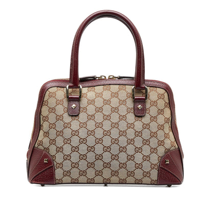 Gucci GG Canvas Nailhead Handbag (SHG-CKf7Dk)
