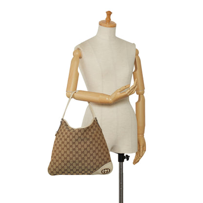 Gucci GG Canvas New Britt Hobo (SHG-SMOcBX)